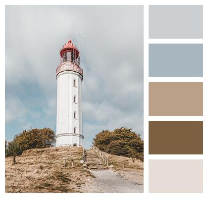 Lighthouse Hiddensee Baltic Sea Image